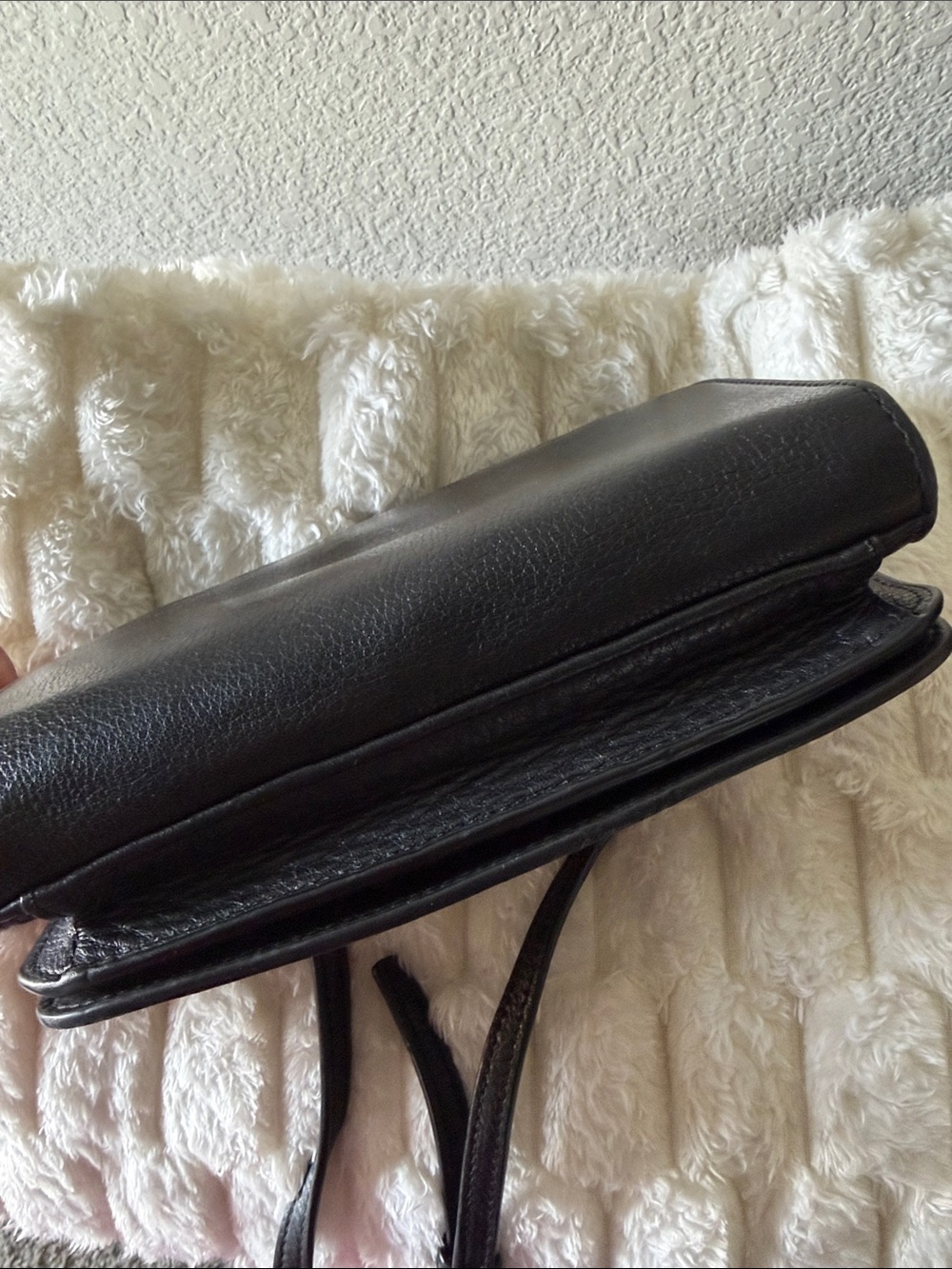 Tory Burch Black Leather Fleming Convertible Shoulder Bag - Picture 6 of 6